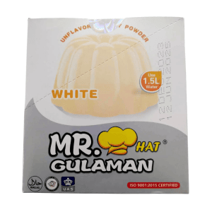 Mr. Hat Gulaman Unflavored Jelly Powder WHITE 1 Box (10 sachets x 25g) - Image 4