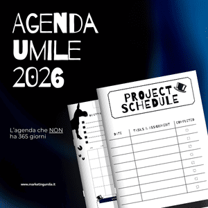 l'agenda umile 2026 disponibile su amazon