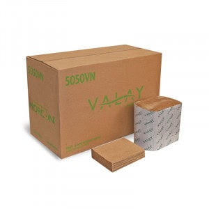 Valay 5050VN 1-ply Kraft Interfold Napkin