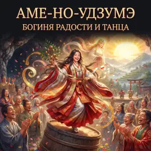 Обложка «Аме-но-Удзумэ — богиня радости и танца»