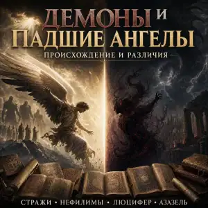 Обложка «Демоны и падшие ангелы — происхождение и различия»