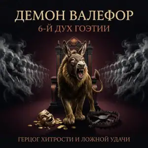 Демон Валефор — шестой дух Гоэтии и герцог хитрости