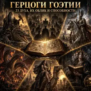 Герцоги Гоэтии 23 духа их облик и способности