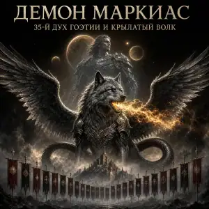 Демон Маркиас — 35-й дух Гоэтии в облике крылатого волка