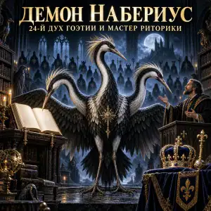 Демон Набериус — 24-й дух Гоэтии и мастер риторики