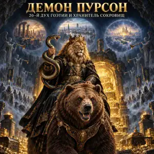 Демон Пурсон — 20-й дух Гоэтии и хранитель сокровищ