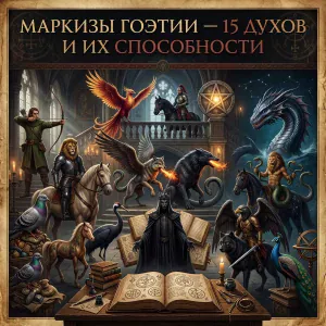 Маркизы Гоэтии — 15 духов и их способности: Амон, Фенекс, Сабнок, Андрас, Ориас и другие демоны Арс Гоэтия.