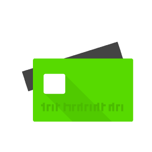 Symbol mit Kreditkarten Webdesign Online Shops -