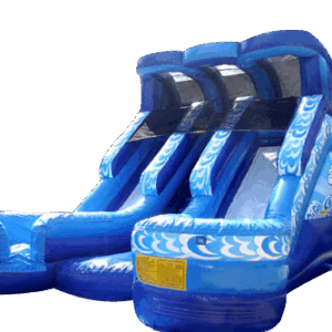 Inflatable water slide rental for events in Los Angeles, perfect for kids' parties and festivals.