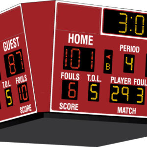 Four Sided Scoreboard rental for events in Los Angeles, Orange County, and nationwide