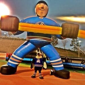 Hockey Player 20' Tall rental for events in Los Angeles, Orange County, and nationwide