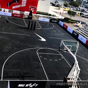 Basketball Court Rental rental for events in Los Angeles, Orange County, and nationwide