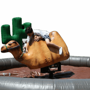 Inflatable camel ride for kids at events and festivals in Los Angeles. Perfect for entertaining chil.