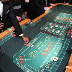 Craps Table rental for events in Los Angeles, Orange County, and nationwide