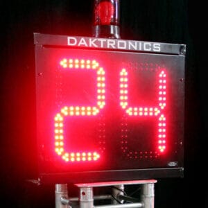 Daktronic Shot Clock rental for events in Los Angeles, Orange County, and nationwide