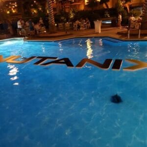 FLOATING LETTERS IN THE WATER rental for events in Los Angeles, Orange County, and nationwide