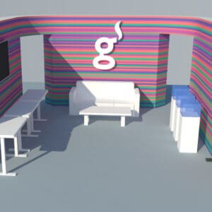 Genius Tradeshow booth