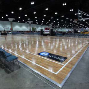 Hardwood Court rental for events in Los Angeles, Orange County, and nationwide