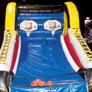 Hoops Inflatable Double Shot rental for events in Los Angeles, Orange County, and nationwide