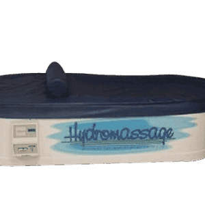 Hydro Massage spa with built-in pillow and control panel for relaxation.