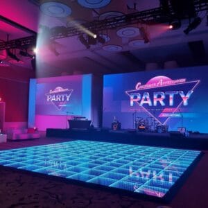 LED dance floor rental