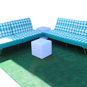 Poca dot Couch Seating rental for events in Los Angeles, Orange County, and nationwide