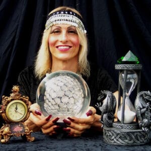 Psychic with Crystal Ball rental for events in Los Angeles, Orange County, and nationwide
