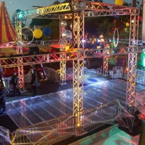 Trussing (Box and Triangle) rental for events in Los Angeles, Orange County, and nationwide