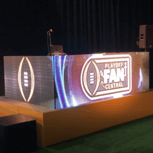 LED Video DJ Booth Rental rental for events in Los Angeles, Orange County, and nationwide