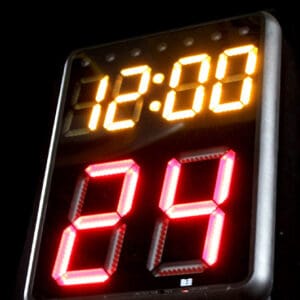 Wireless Shot Clock rental for events in Los Angeles, Orange County, and nationwide