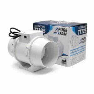 Estrattore d'Aria TT 125 | Aspiratore in Linea per Grow Room