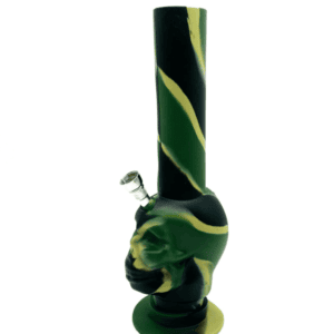 Bong Pieghevole in Silicone a Teschio 28 cm | Water Pipe Infrangibile da Viaggio