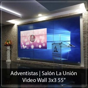 Pantalla LED para salón de eventos Chile