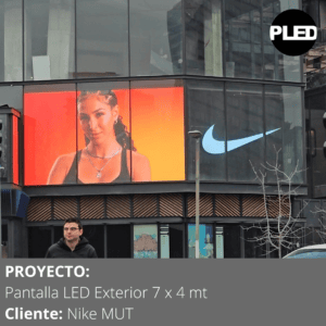 Pantalla LED evento Nike MUT Chile