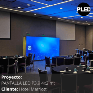 Pantalla LED salón de eventos Chile