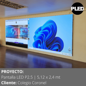 Pantalla LED escenario evento Chile