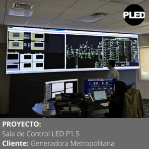 Sala de control pantalla LED P1.5 Chile