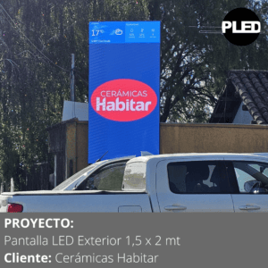 Pantalla LED exterior P2.5 14x3 metros Chile