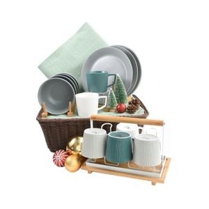 Christmas baskets with trays and baskets