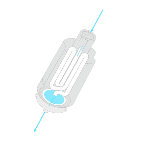 Filtro/Trampa condensado hidrofóbica - T4F