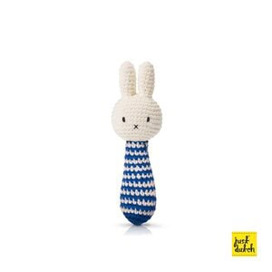Miffy Blue Striped Rattle Just Dutch Two Dutch Boys