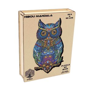 puzzle animaux bois adulte