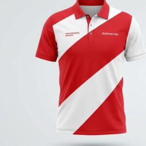 Rally Red Badminton Jersey