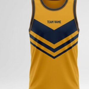 Amber Chevron Basketball Jersey