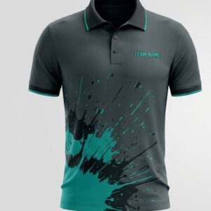 Charcoal Splash Cricket Jersey
