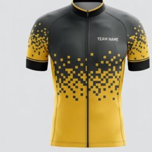 Charcoal Pixel Cycling Jersey