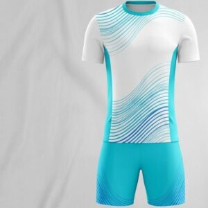 Aqua Current Football Jersey