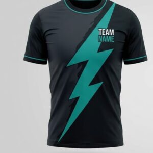 Charcoal Lightning Football Jersey