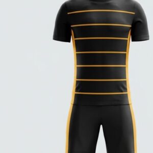 Amber Hoops Football Jersey