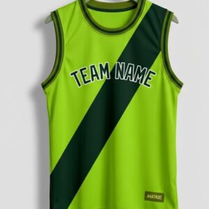 Lime Sash Volleyball Jersey